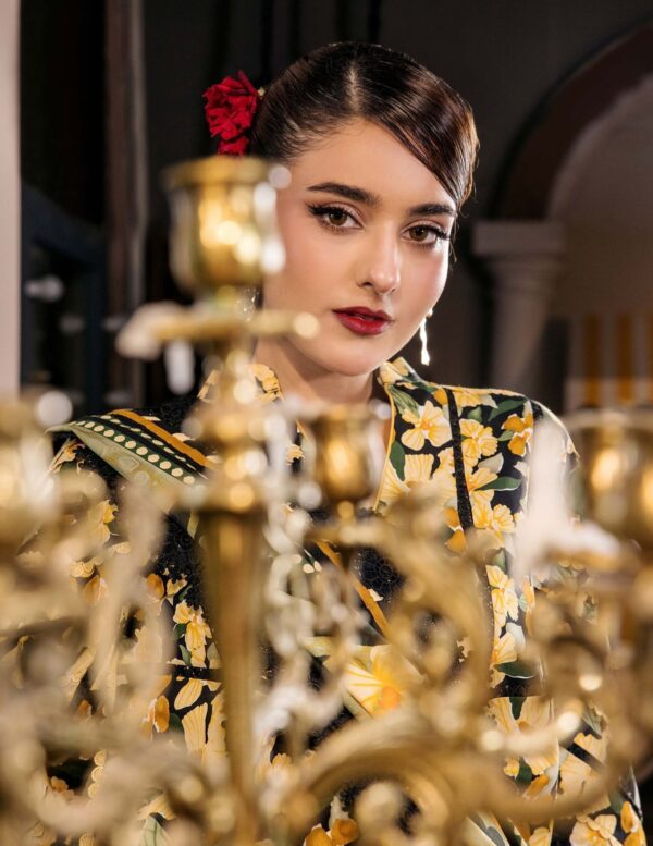 Unstitched 3-Piece Printed Viscose Suit - Image 2