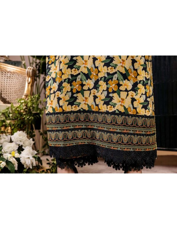 Unstitched 3-Piece Printed Viscose Suit - Image 6