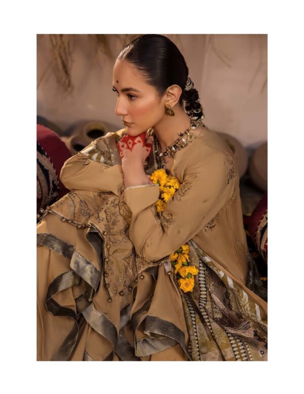 3-Piece Embriodered Viscose Suit - Image 3