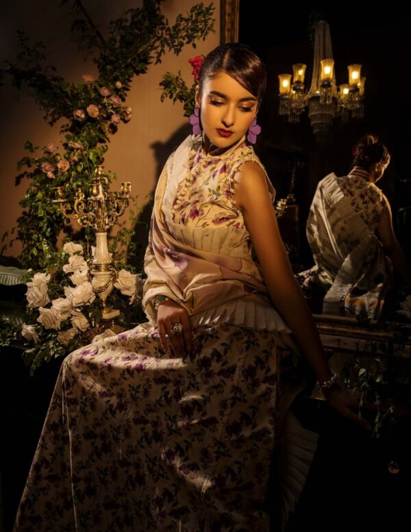 Unstitched 3-Piece Printed Viscose Suit - Image 6