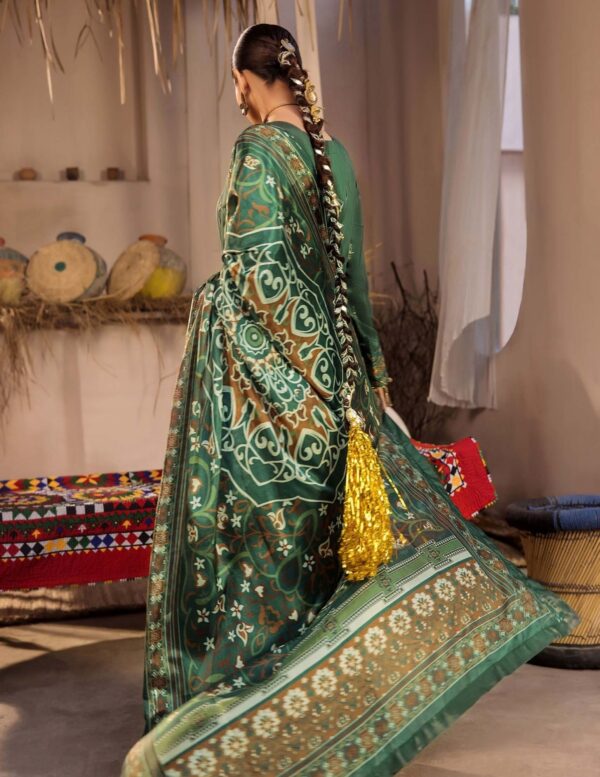 3-Piece Embriodered Viscose Suit - Image 3