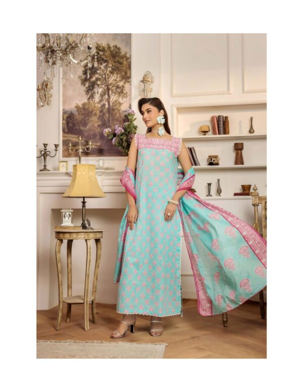 3-Piece Printed Cambric Suit - Image 5