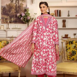 3-Piece Printed Cambric Suit