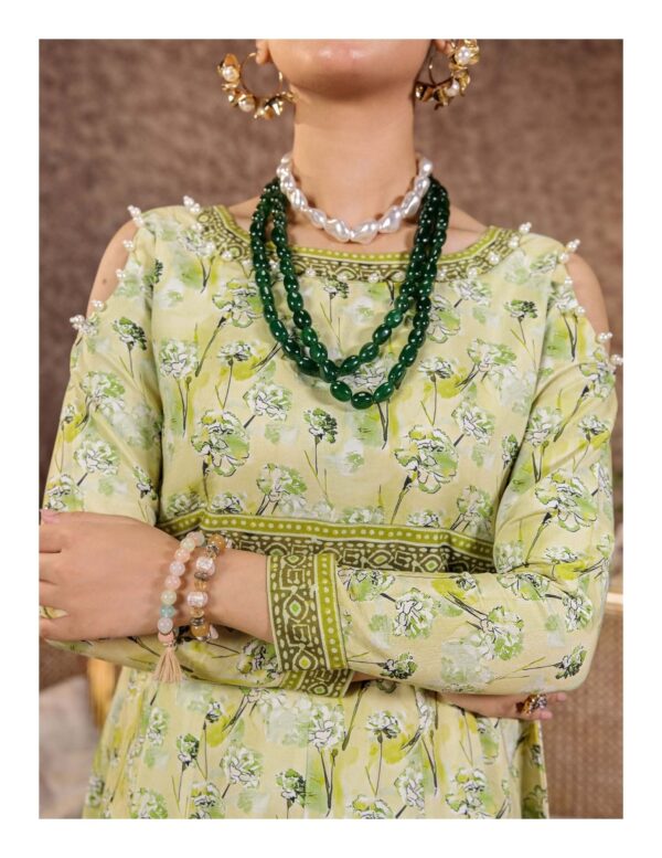 Unstitched 3-Piece Printed Viscose Suit - Image 6