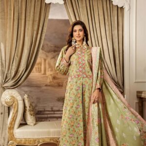 3-Piece Printed Cambric Suit