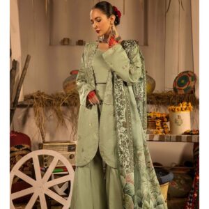3-Piece Embriodered Viscose Suit
