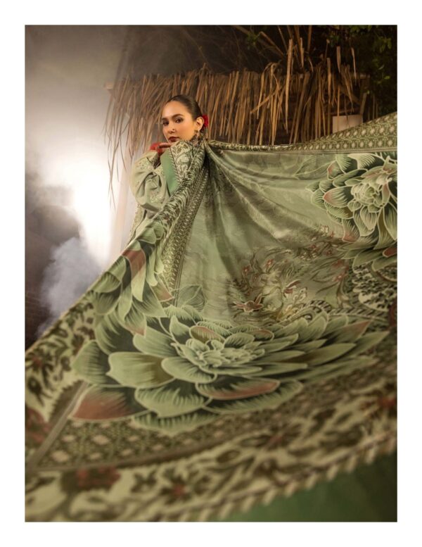 3-Piece Embriodered Viscose Suit - Image 3