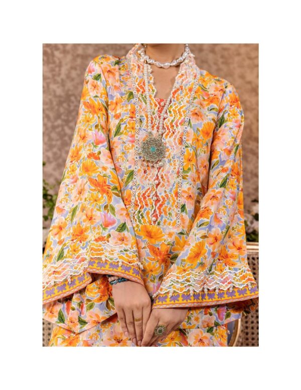 Unstitched 3-Piece Printed Viscose Suit - Image 4