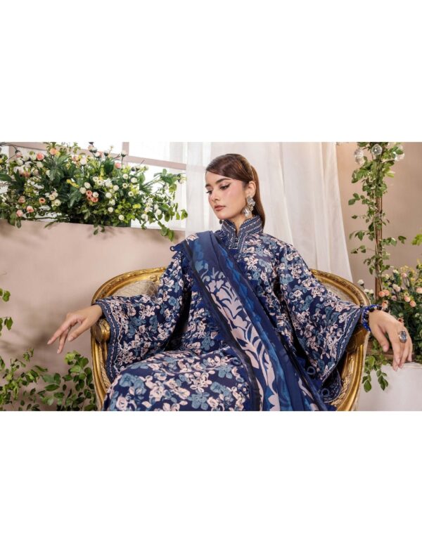 Unstitched 3-Piece Printed Viscose Suit - Image 6