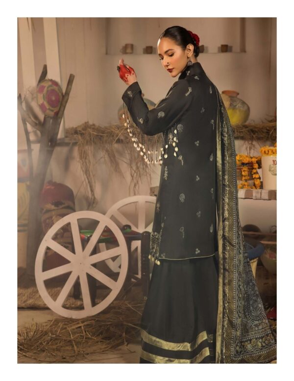 3-Piece Embriodered Viscose Suit - Image 6