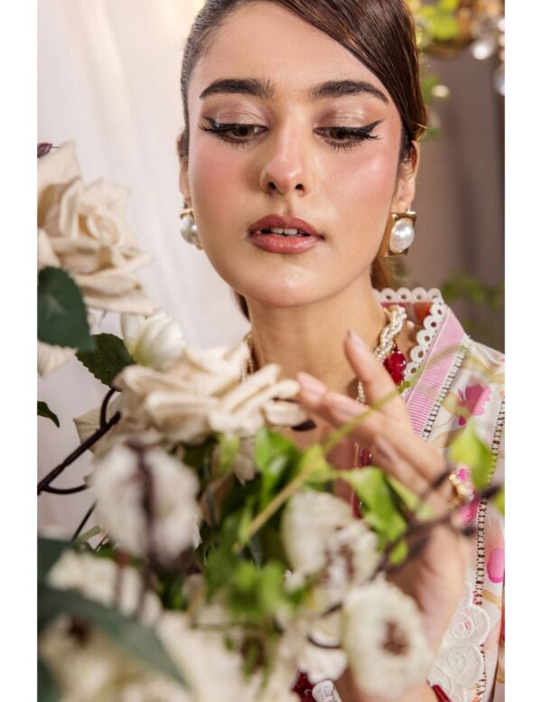 Unstitched 3-Piece Printed Viscose Suit - Image 6