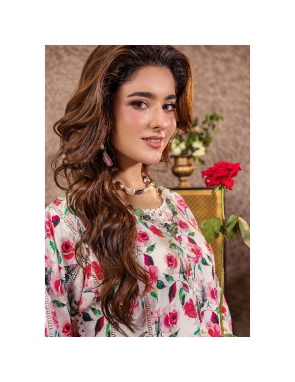 Unstitched 3-Piece Printed Viscose Suit - Image 2