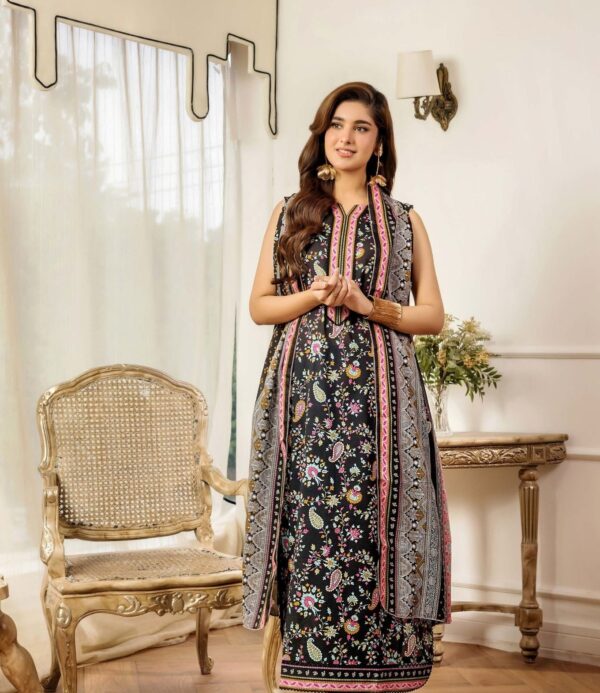 3-Piece Printed Cambric Suit