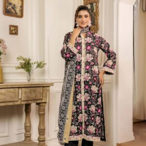 3-Piece Printed Cambric Suit